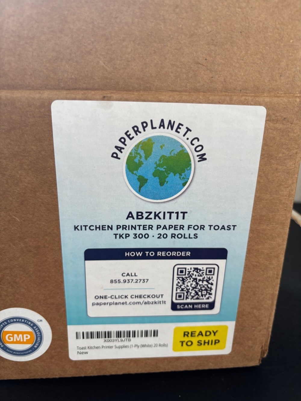 PaperPlanet ABZKIT1T White Kitchen Printer Paper - 17 Rolls